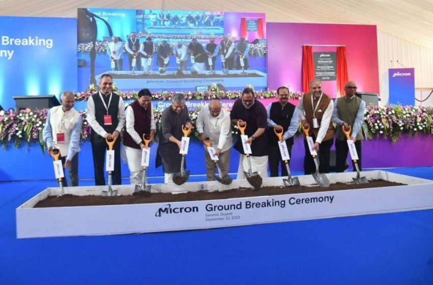  Micron Starts Building Semiconductor Plant in India
